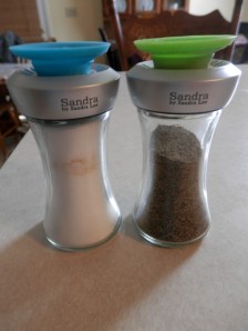 My new Sandra Lee salt & pepper shakers