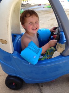 kade in car