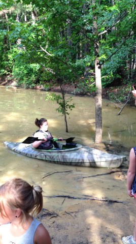 Kayaking like a boss.