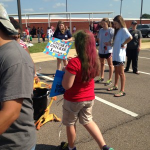 What would a weekend be without a good ol game of Chunk a Chicken?