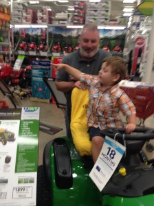 Mr. Sweetie Pants directing his Pap.