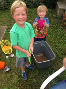 Some high priced fun.  Which mainly involved some water, dirt, mud, buckets, & 8 handsome rounders