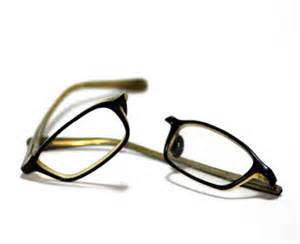 broken glasses
