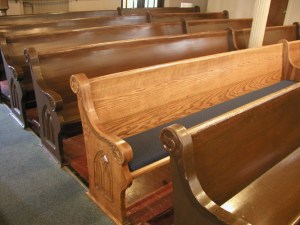 church pews