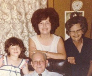 Me, Mama, Mamaw, & Papaw circa 1978
