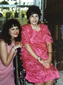 Me & Mama after church circa 1995